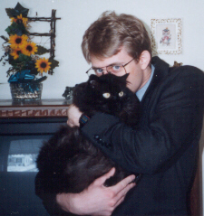 Picture of Steven holding Iggy